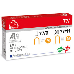 Maestri Punti Spillatrice 77/11 da 1000 PZ