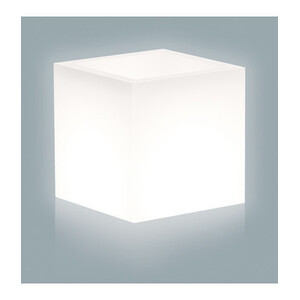 Vaso Cube Bright 40X40XH41CM 13,5 L Bianco