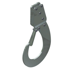 Gancio di Sollevamento Acc Zin 24X44CM Port 50KG
