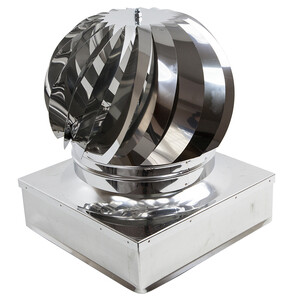 Fumaiolo Turbo Inox Aisi 304 C/Cuscinetti 40X40 cm