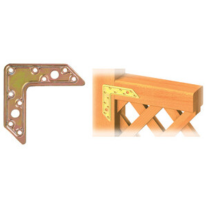 Piastra 752 a L Acciaio Tropic 120X 83X30 mm