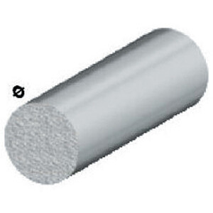 Profilo Argento H.100 cm Tondo Pieno D 8 mm