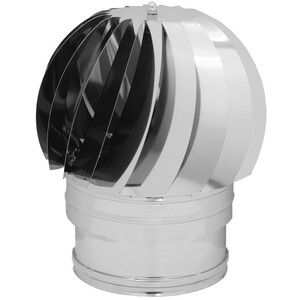 Fumaiolo Turbo Inox Aisi 304 C/Cuscinetti D 13 cm