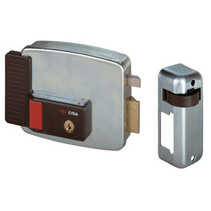 Cisa 11731 Serratura Elettrica Cancello 70 SX Pulsan