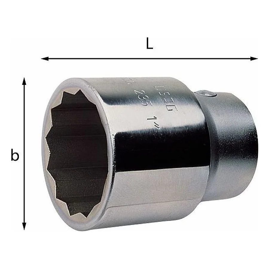 Chiave a Bussola con Bocca Poligonale 235 1 N Usag – cod. U02354014