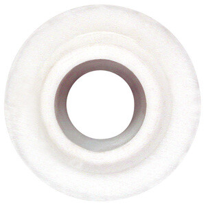 Rondella in PVC C/Collare Bomb D 15 mm Trasparente