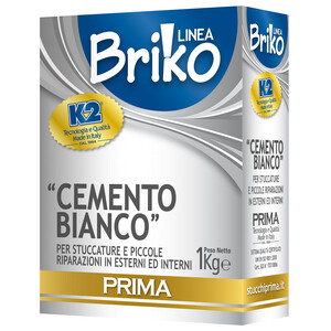 Linea Briko Cemento Bianco da 1 kg