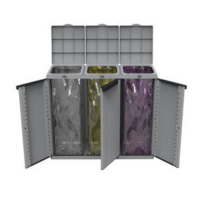 Pattumiera ECOLINE3 Terry 3 Ante 102X39XH89 cm