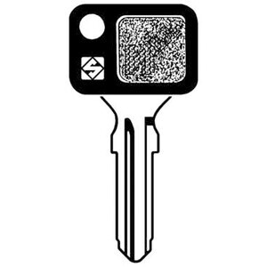 Silca AF4DP Chiave Auto Testa Plastica Acciaio