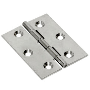 BL Cerniera Fresata Piana Nichel Sat 40X35 mm 2 PZ