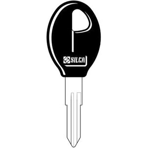 Silca NSN11BP Chiave Auto Testa Plastica Acciaio