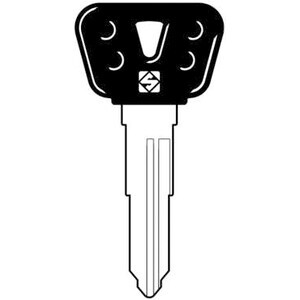 Silca YH29P Chiave Auto Testa Plastica Acciaio