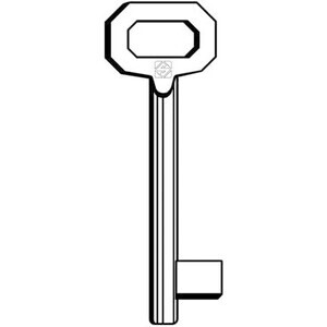 Silca 5011 Chiave Patent Passepartout Media Ottone