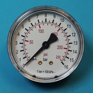 Manometro P/Compressore D 60 mm BM108074