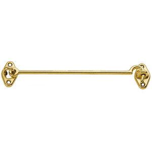 Gancio Fermafinestra Ottone Lucido 200 mm