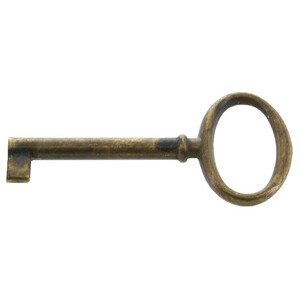 Chiave P/Mobili 33706 34X73 mm Ottone Anticato