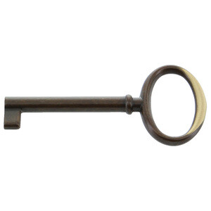 Chiave per Mobili 33706 34X73 mm Bronzo Sfumato