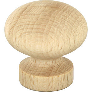 Pomolo Legno Grezzo 101/A D 38 mm
