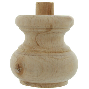 Piede in Legno Ontano 53008 80X75 mm