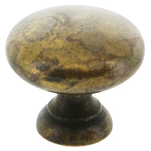 Pomolo Ottone 24228 D 27 mm Anticato
