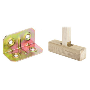 Piastra 161 Angolare Acciaio Trop 40X20X20 mm
