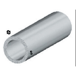 Profilo Argento H.200 cm Tubo Tondo 16X1 mm