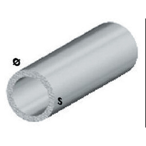 Profilo Argento H.100 cm Tubo Tondo 16X1 mm