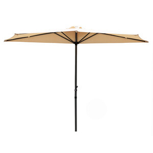 C Ombrellone a Parete 1/2 Tondo D 2,7M Meta Beige