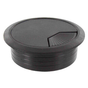 Bocchetta Passacavi D 60 mm Plastica Nero