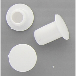 Copriforo Plastica Bianco D 6 mm