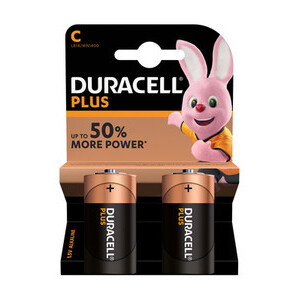 Duracell Batt Alcalina 1/2 Torcia 2 PZ MN1400
