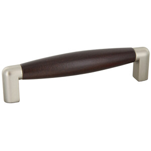 Maniglia Faggio 4090 139X28 mm Noce Nichel Sat (A)