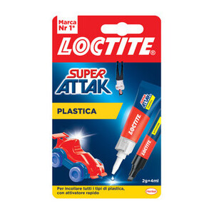 Adesivo Super Attak Plastica 2G+4ML