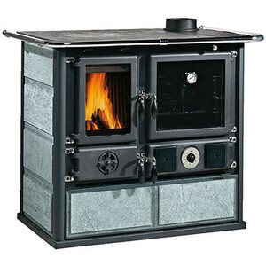 Termocucina Legna 11 KW Rosa Dsa 4.0 Pietra Natur V4-5