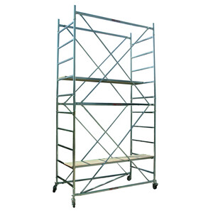 Trabattello Acciaio Zinc Grim 76X165XH370 cm