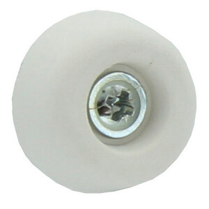Sottosedia a Cono C/Vite Bianco 30 mm Conf 8 PZ