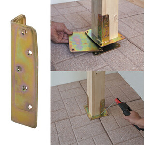 Piastra 800/ALA P/Supporto Rinf Acc Trop 40X40X140MM