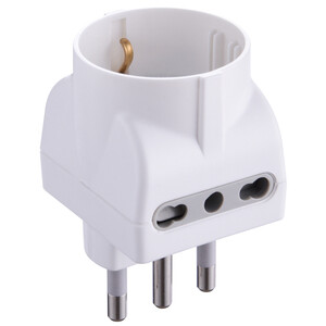 Adattatore Triplo 16A 2PR Bip e Schuko Bia FIG.11