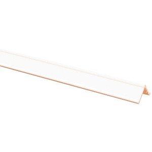 Paraspigolo 28X28 Barocco Res. Esp 290 cm Bianco
