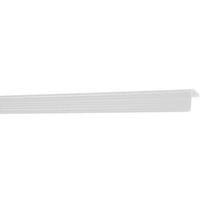 Paraspigolo 25X25 Plastica Rigato 170 cm Bianco