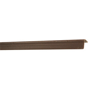 Paraspigolo 25X25 Plastica Rigato 170 cm Marrone