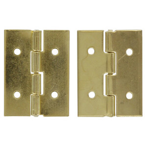 Cerniera Acciaio Ottonato 13 x 20 mm