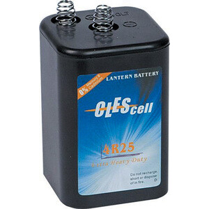Batteria 6V P/Lampeggiante Cantiere