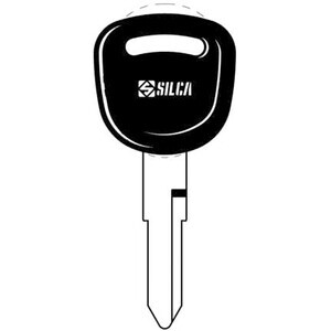 Silca KYM1P Chiave Auto Testa Plastica Acciaio