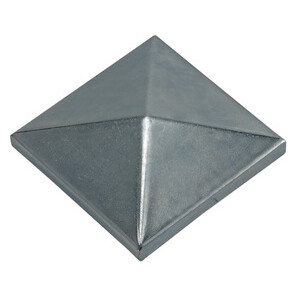 Copripilastro Acciaio Quadro 100X100 mm