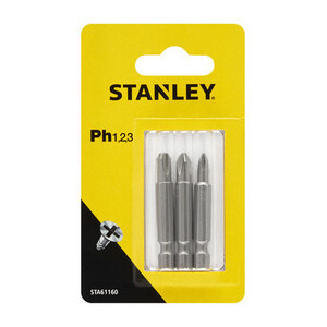 Stanley STA61160 3 Inserti 48MM PH 1-2-3