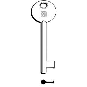 Silca 6P2D Chiave Patent Pari Nichelata