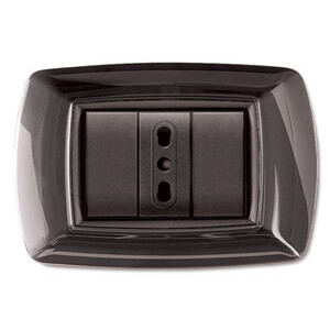 Placca Life Living Plast Nero Glittering 3P