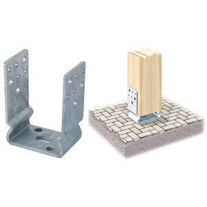Piastra 791 Supporto Ancor U Zinc Fuoco 60X 91 mm