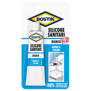 Bostik Silicone Sanitari 60 ml Bianco Blister